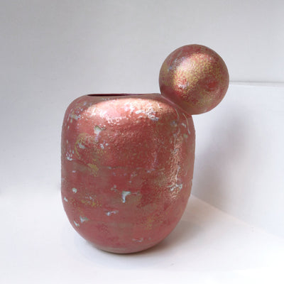 Pink Moons Vase von Sabine Dietrichkeit