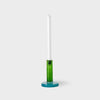 Bole Candle Holder S green / blue