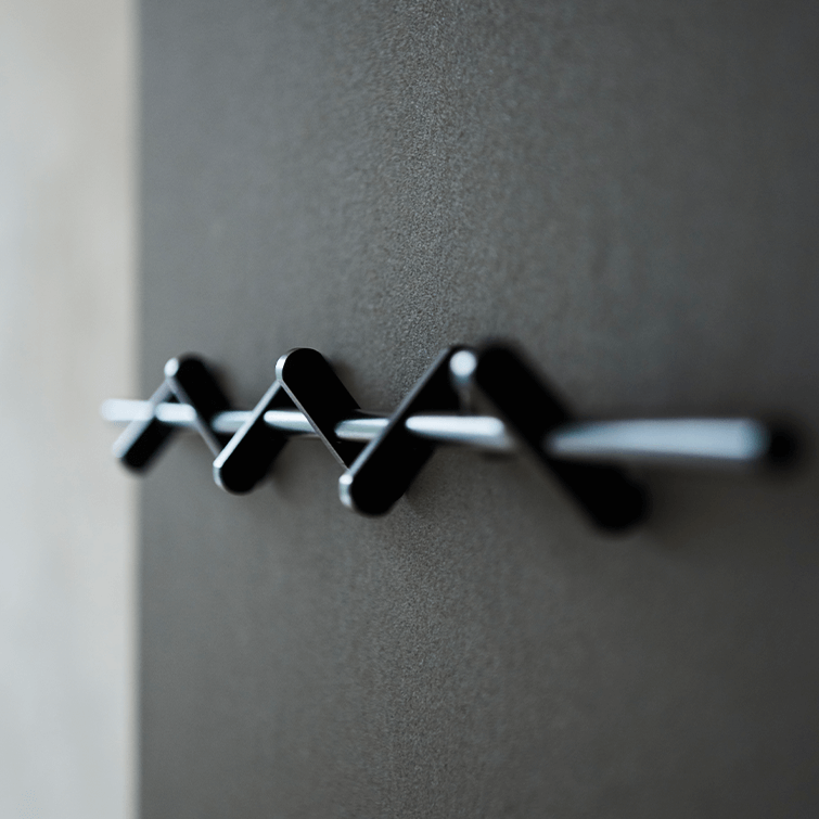 Elegant Black Coat Rack by Moebe Design- Schwarze Garderobe, minimalist scandinavian design by Moebe,- NAVE shop - online concept store