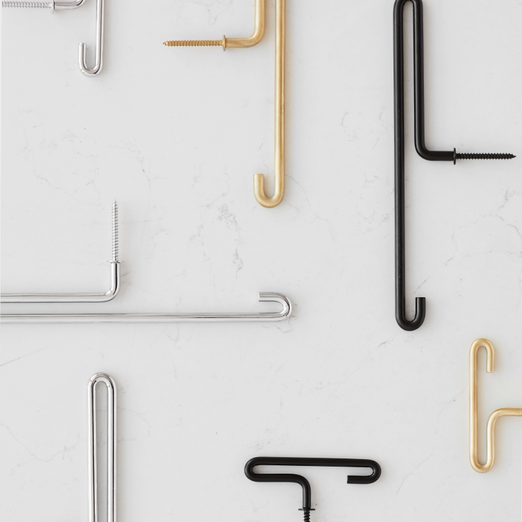 Elegant Loop Wall Hooks, minimalist Scandinavian Design by Moebe, Nave Shop, online concept store