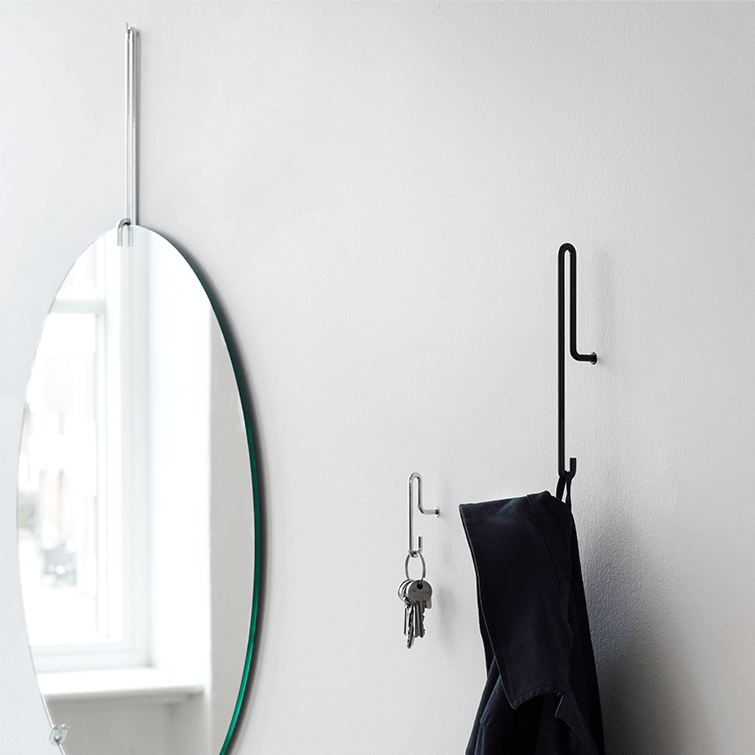 Elegant Loop Wall Hooks, minimalist Scandinavian Design by Moebe, Nave Shop, online concept store