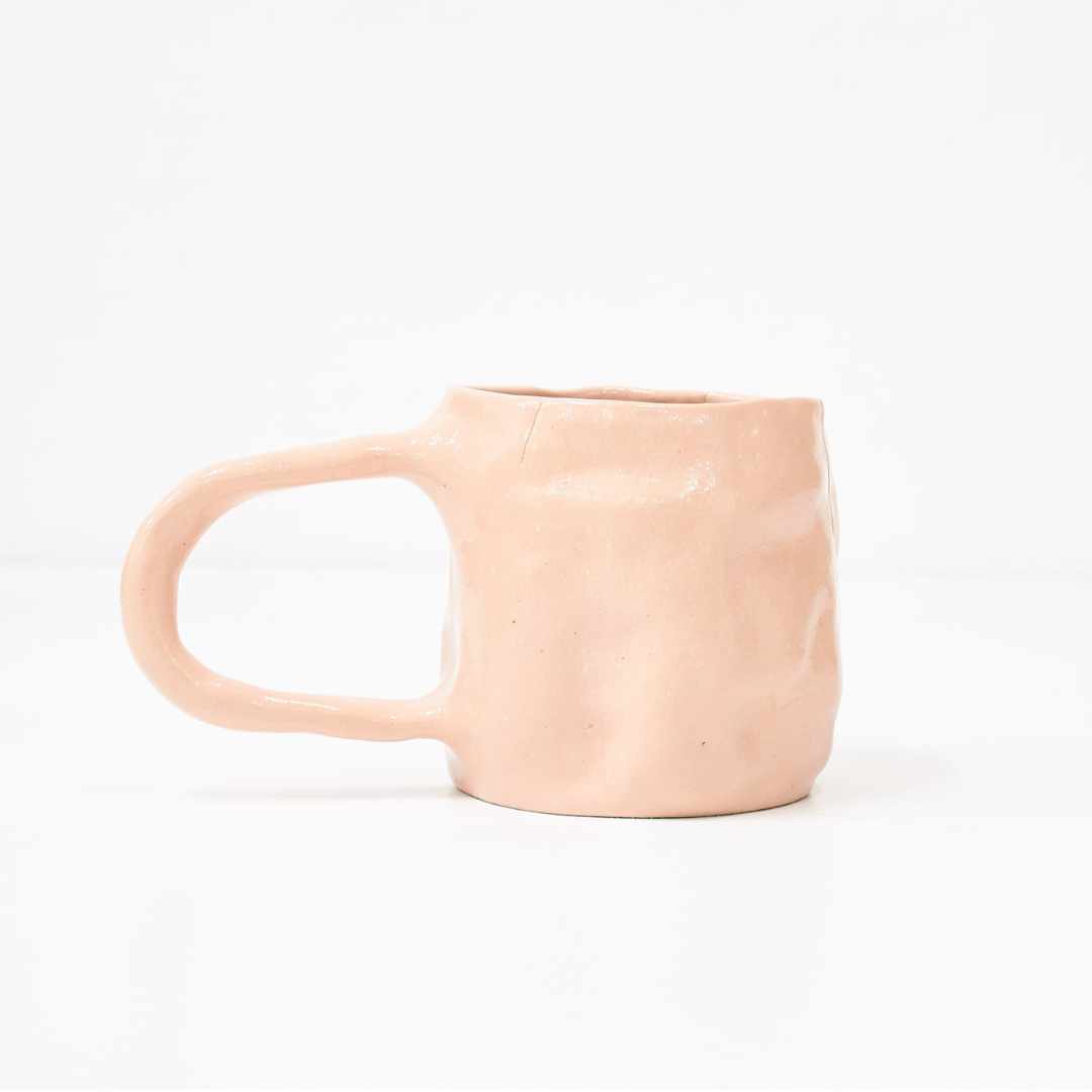 big ear ceramic mug, hand made in warsaw by siup studio