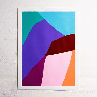 acrylic on paper, graphic art, Kristin Funken, Nave shop, online concept store