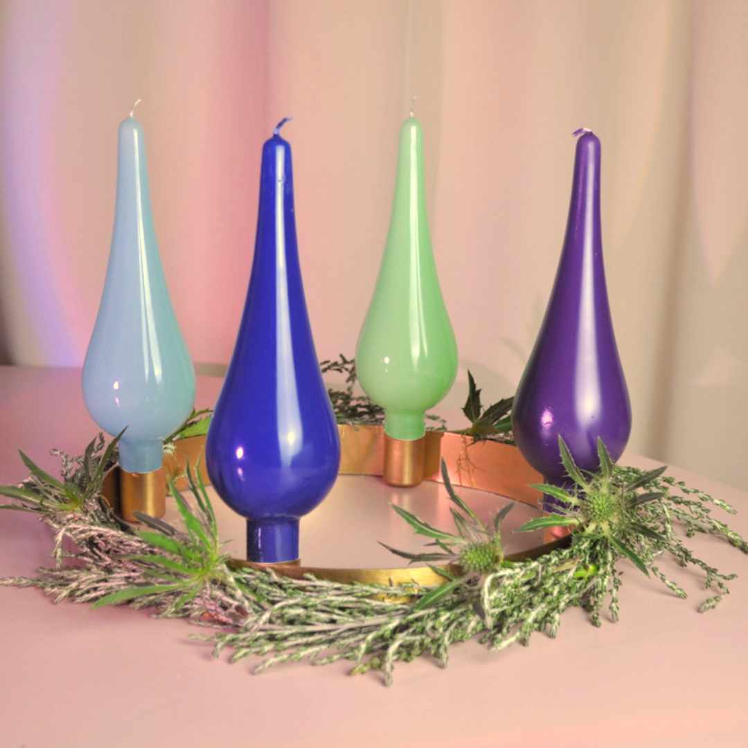 Adventskranz Kerzen, Advent Wreath Candles, Nave shop