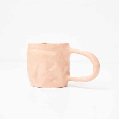 big ear ceramic mug, hand made in warsaw by siup studio