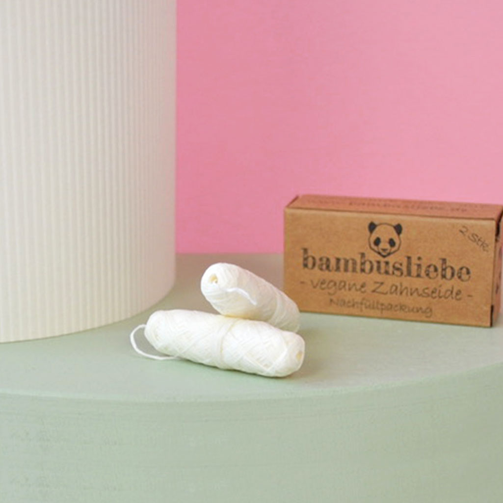 vegan toothfloss refill, vegane zahnseide, bambusliebe, nave shop, online concept store